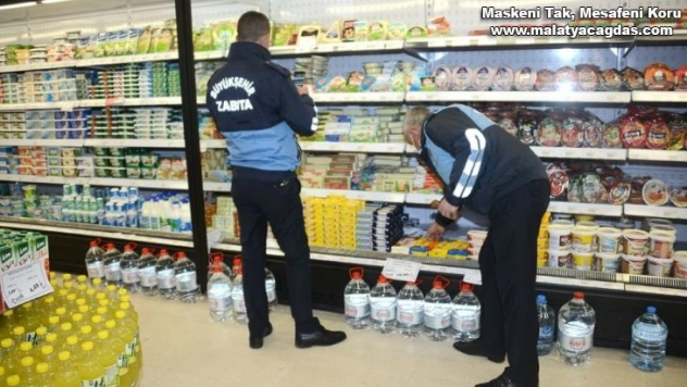 Zabıta ekipleri gıda ve etiket denetimi yaptı