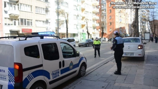 Zabıta ekiplerinden trafik denetimi