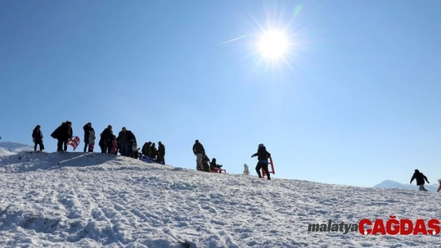 Zigana dağında kızak yoğunluğu