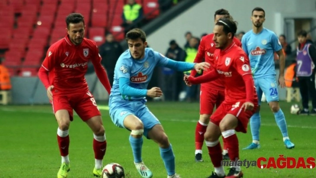 Ziraat Türkiye Kupası: Samsunspor: 0 - Çaykur Rizespor: 0 (İlk yarı)