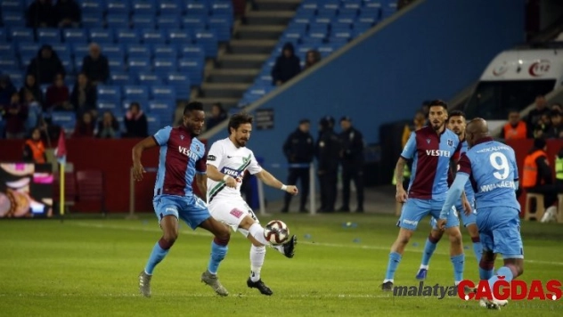 Ziraat Türkiye Kupası: Trabzonspor: 1 - Denizlispor: 0 (İlk yarı)
