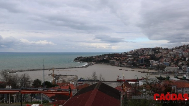 Zonguldak Limanı sarıya boyandı