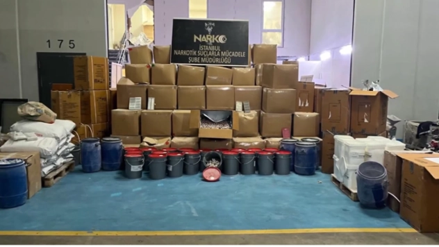 İstanbul'da Dev Uyuşturucu Operasyonu