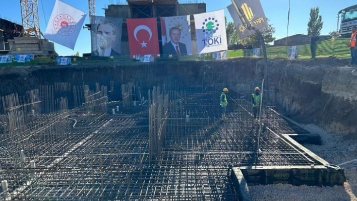 'İlk Evim İlk İş Yerim' projesi çerçevesinde Erzurum'da ilk temel atıldı