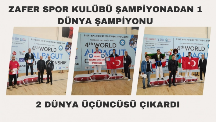 1 Dünya Şampiyonu, 2 Dünya Üçüncüsü Çıkardı