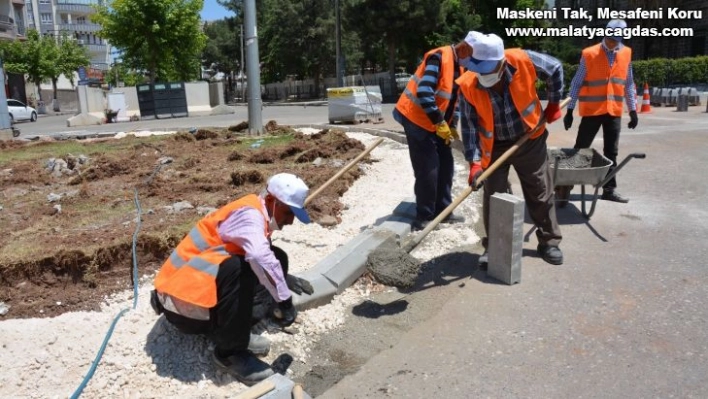 15 Temmuz darbe girişimi sonrası kapatılan yol ve kavşakta düzenleme çalışması başladı