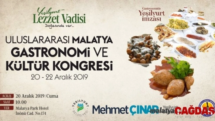 1.Uluslararası Malatya Gastronomi ve Kültür Kongresi 20-22 Aralık'ta