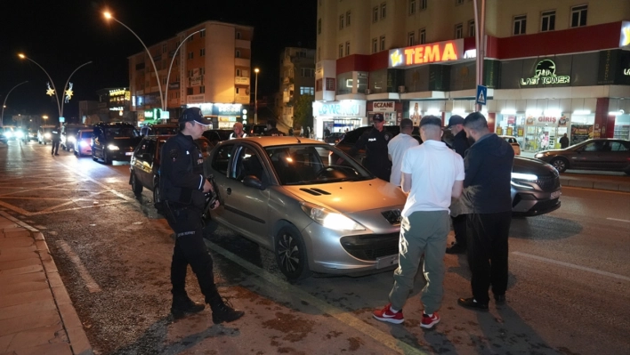 200 polisin katılımıyla huzur uygulaması yapıldı