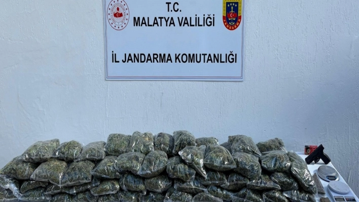 34 kilogram uyuşturucu ele geçirildi