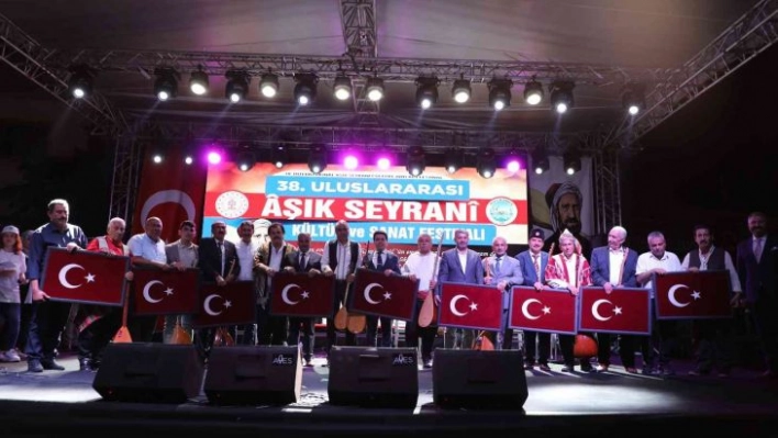 38. Uluslararası Âşık Seyrani Kültür ve Sanat Festivali başladı