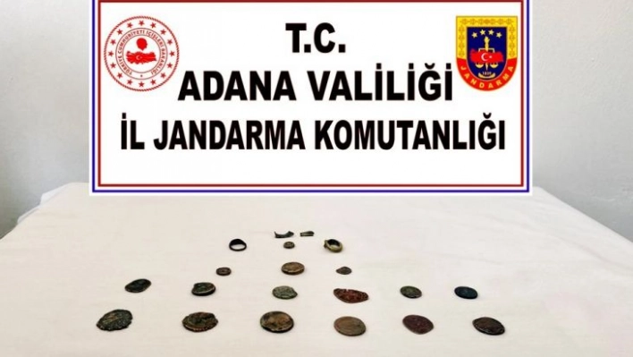 Adana'da 20 tarihi obje ele geçirildi