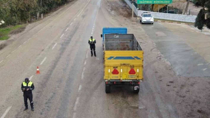 Adana'da 257 araç trafikten men edildi