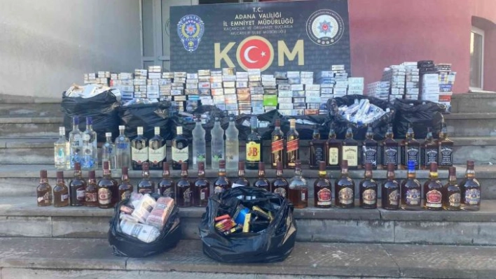 Adana'da kaçakçılık operasyonu