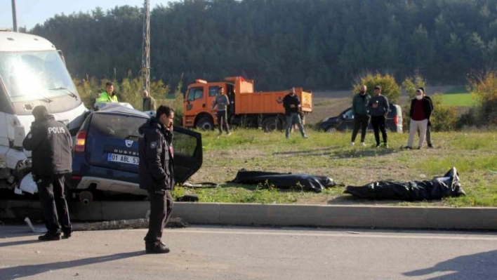 Adana'da trafik kazası: 2 ölü