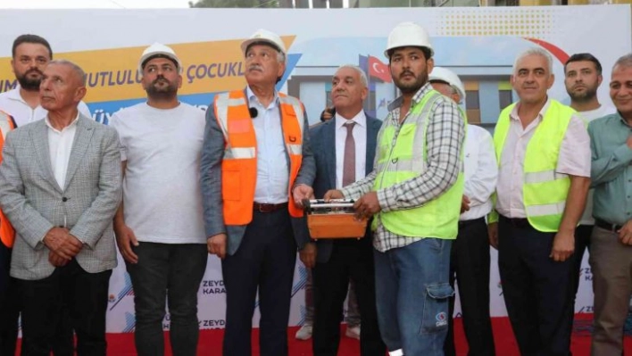 Adana'da yapılacak dört kreşten ikincisinin temeli atıldı