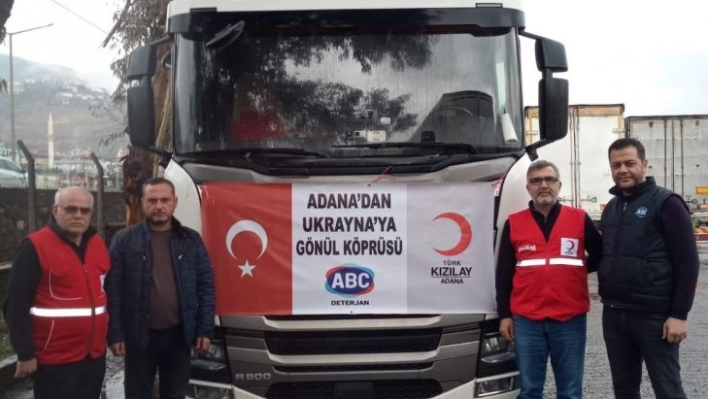 Adana'dan Ukrayna'ya ilk yardım tırı yola çıktı