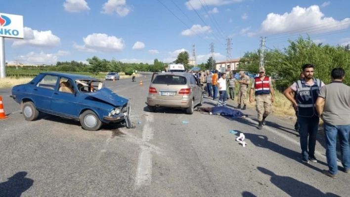 Adıyaman da feci kaza 1 ölü, 1 yaralı