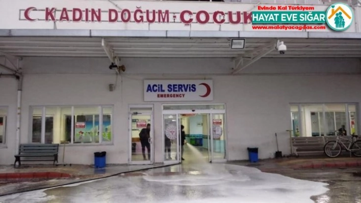 Adıyaman'da kritik bölgeler dezenfekte ediliyor