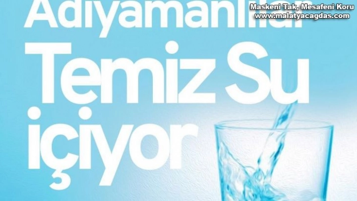 Adıyaman suyu temiz çıktı