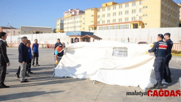 Afet ve deprem anında toplanma yerleri denetlendi