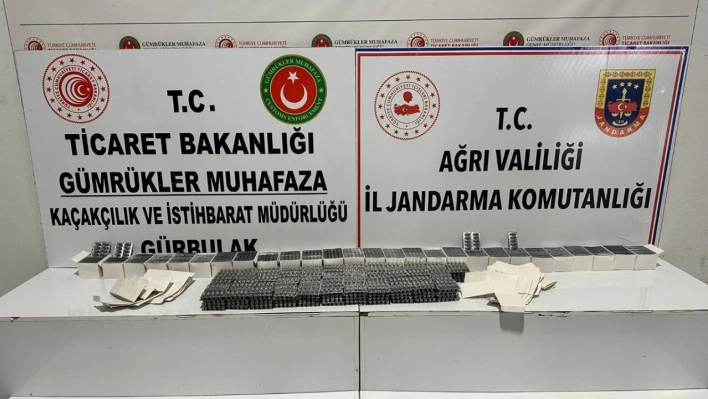 Ağrı'da kaçak malzeme operasyonunda 4 kişi yakalandı