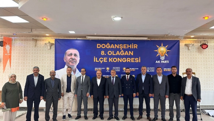 AK Parti Doğanşehir 8. Olağan İlçe Kongresi yapıldı