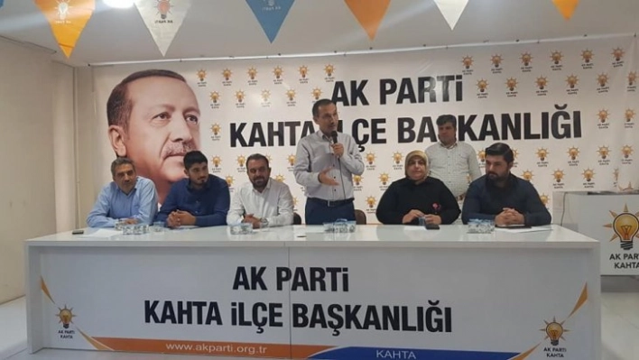 AK Parti Kahta'da istişare toplantısı düzenledi