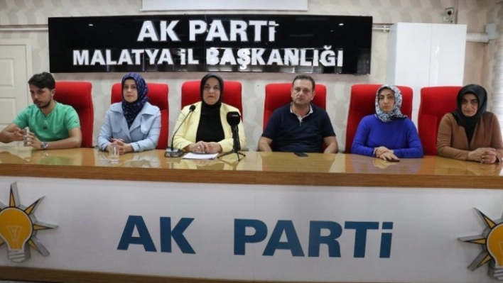 AK Parti Malatya Kadın Kollarından Srebrenitsa tepkisi