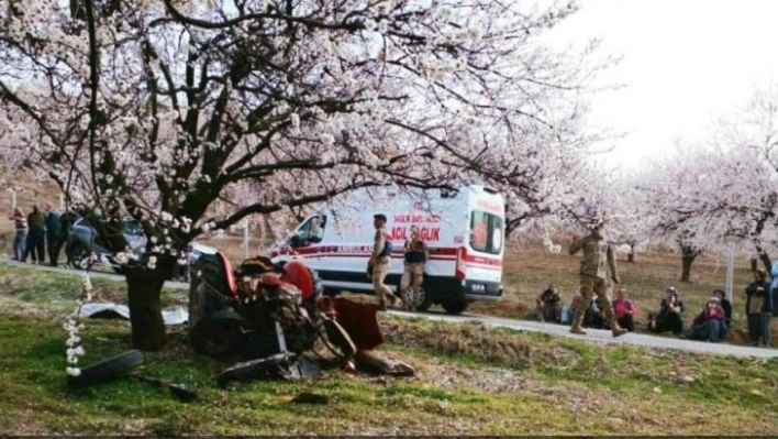 Akçadağ İlçesinde Traktör Kazası 1 Ölü