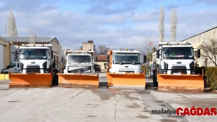 Aksaray Belediyesi kış hazırlıklarını tamamladı