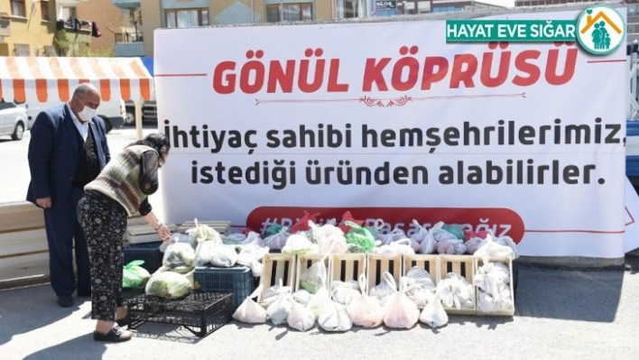 Altındağ pazarlarında gönül köprüsü