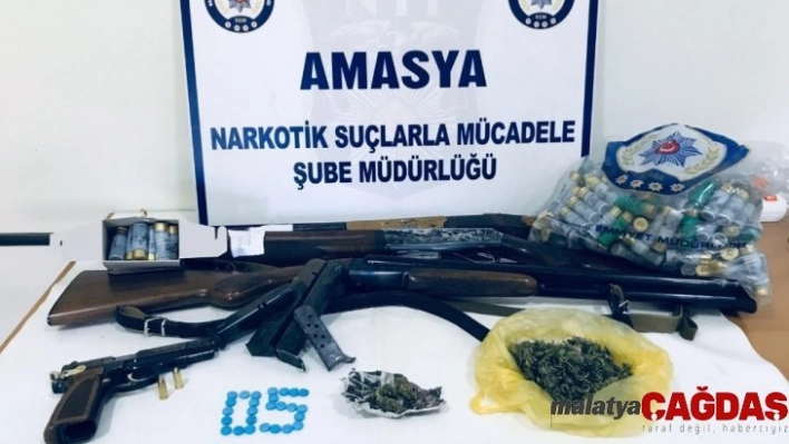 Amasya'da uyuşturucu operasyonu: 9 gözaltı