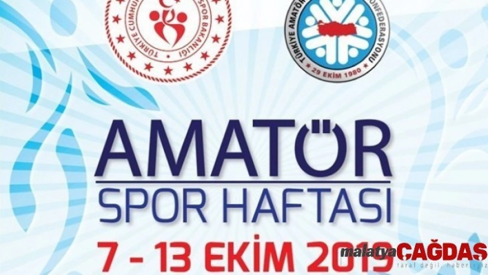 Amatör Spor haftası etkinlikleri