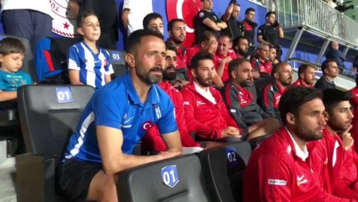 Ampute Milli Takımı, Erzurumspor FK - Samsunspor maçını izledi