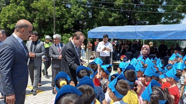 Anaokuluna trafik eğitim parkuru açıldı