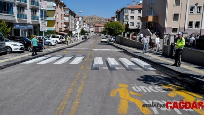 Ankara'da ilk 3 boyutlu yaya geçidi