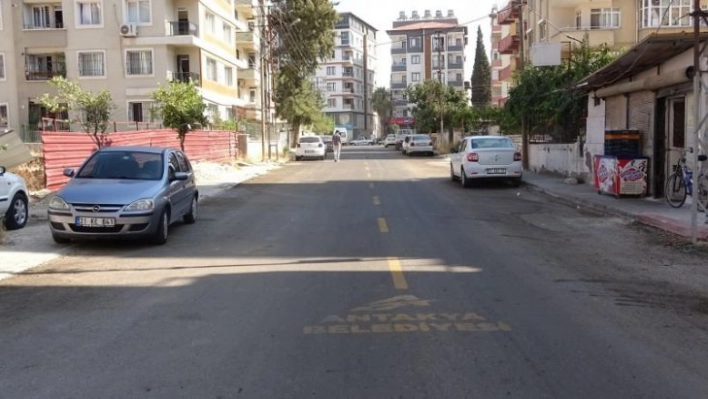 Antakya Belediyesinin asfalt çalışmaları