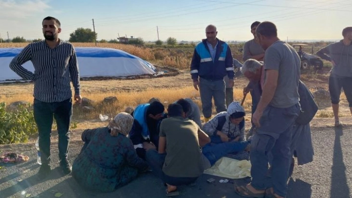 Araçtan düştüğü fark edilmeyen gence işçiler müdahale etti