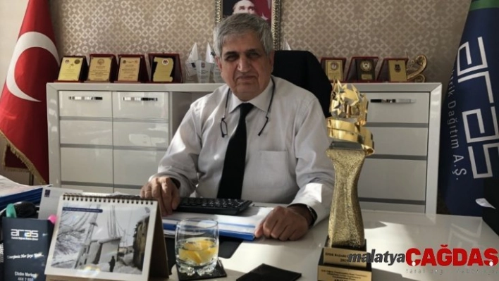 Aras EDAŞ Genel Müdürü Akbaş'a Bakanlık başarı ödülü verildi