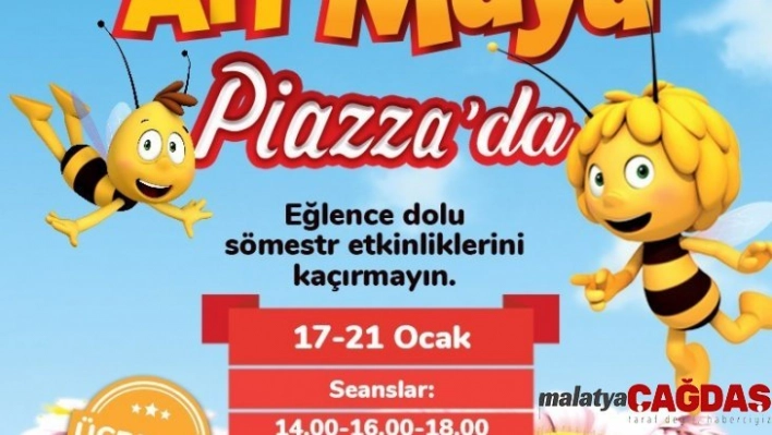 Arı Maya, sömestr tatilinde Piazza'da