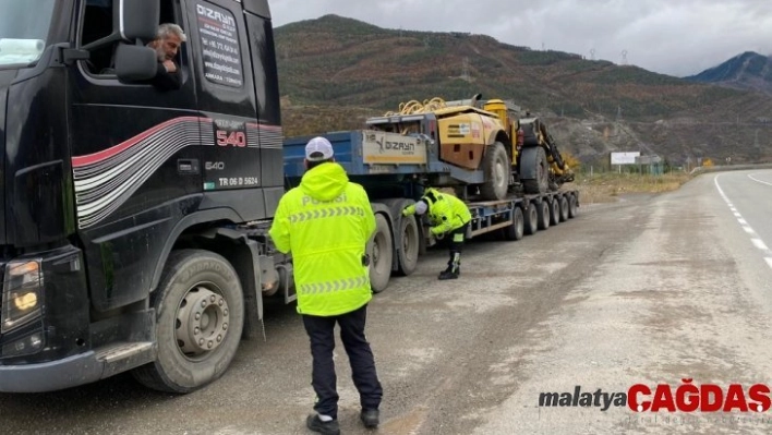 Artvin'de kış lastiği denetimleri