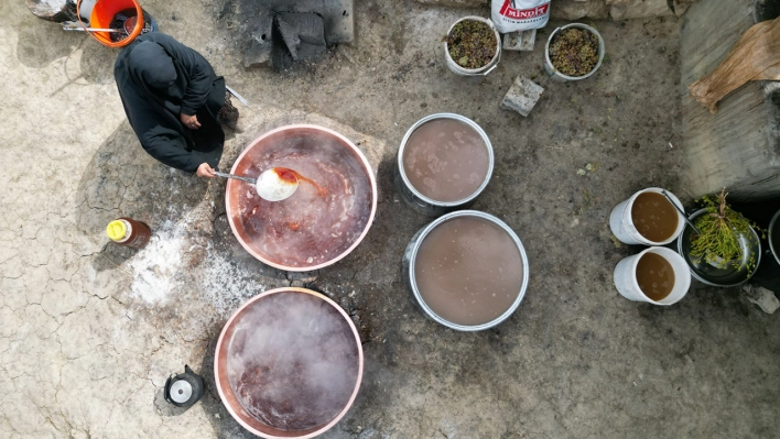 Asırların geleneği 'pekmez yapımı' heyecanı başladı