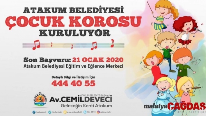 Atakum'da Çok Sesli Çocuk Korosu kuruluyor