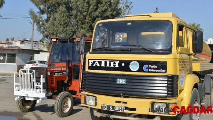 Atıl haldeki traktör ve arazöz onarılarak hizmete kazandırıldı