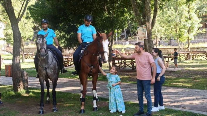 Atlı Jandarma Timi'nin park ve mesire alanlarındaki görevi sona erdi