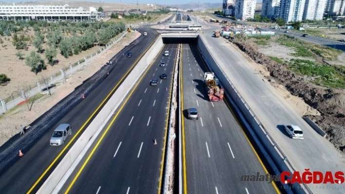 Ayaş Yolu-Sincan OSB önü alt geçidi trafiğe açıldı