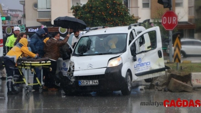 Aydın'da trafik kazası 4 yaralı