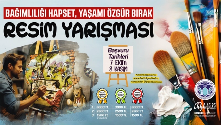 Bağımlılığı Hapset, Yaşamı Özgür Bırak Resim Yarışması Başvuruları Başladı