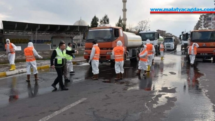 Bağlar Belediyesinden dezenfekte rekoru