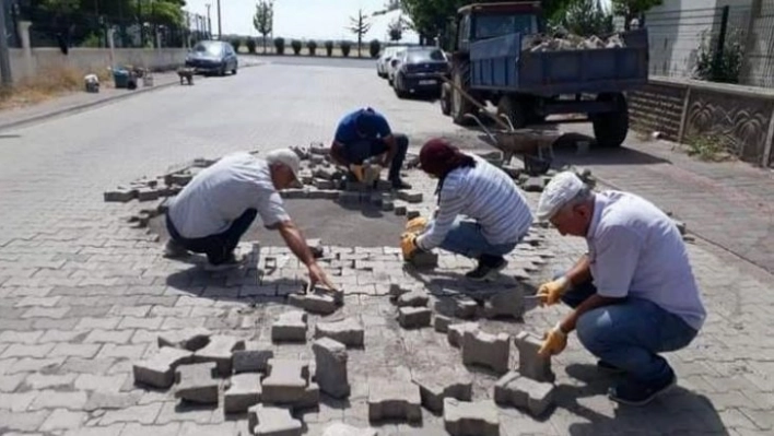 Bağlar Belediyesinden parke çalışmaları